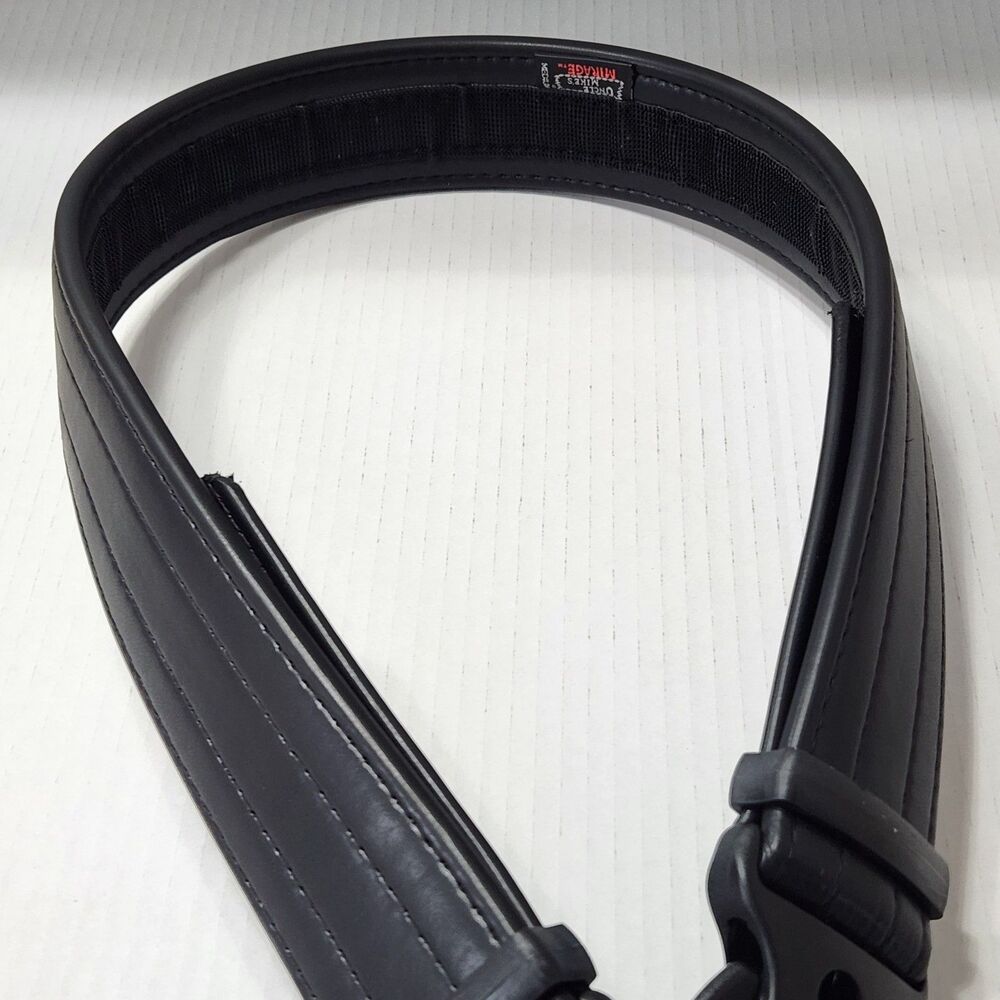 Uncle Mike’s Mirage Plain Ultra 2" Duty Belt Medium 32"-36" Black Nylon 7077-1 - Picture 3 of 8